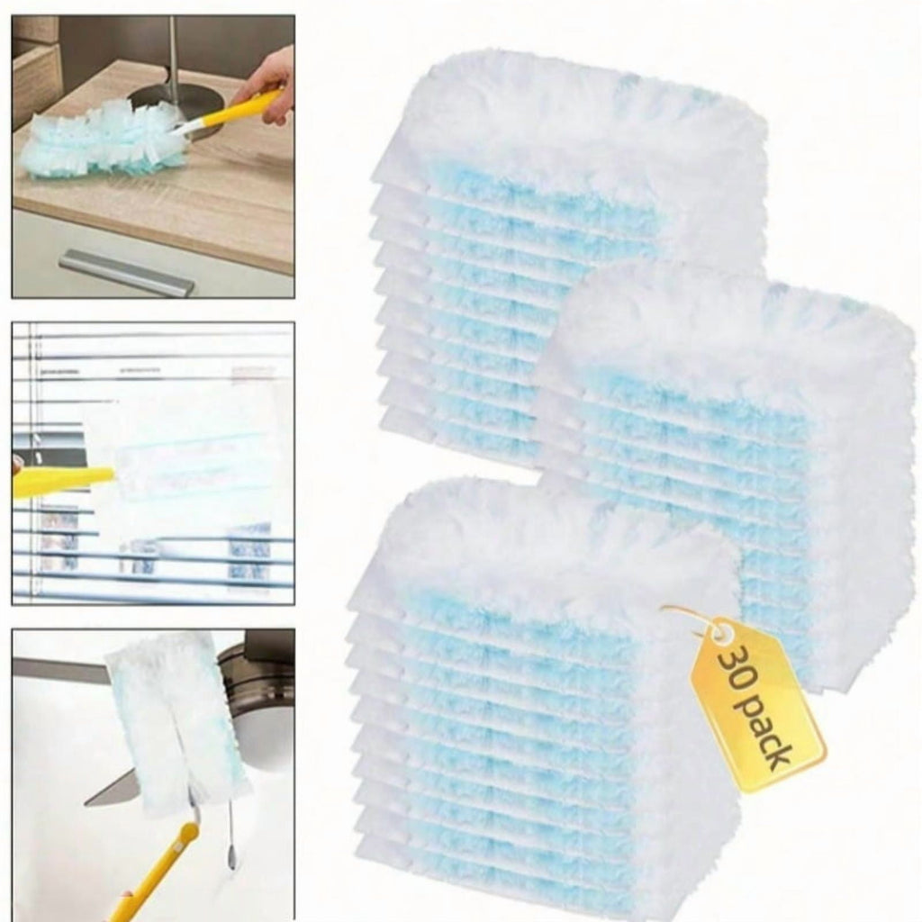 Household Disposable Electrostatic Dusting Duster, Replaceable Brush Heads, Crevice Brush, Desktop Cleaning, Foldable Duster Plastic Adjustable