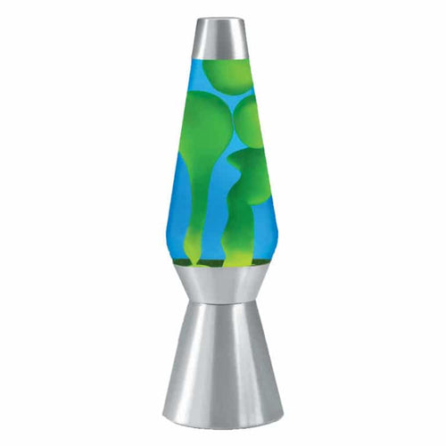 27″ LAVA Lamp Grande – Yellow/Blue/Silver