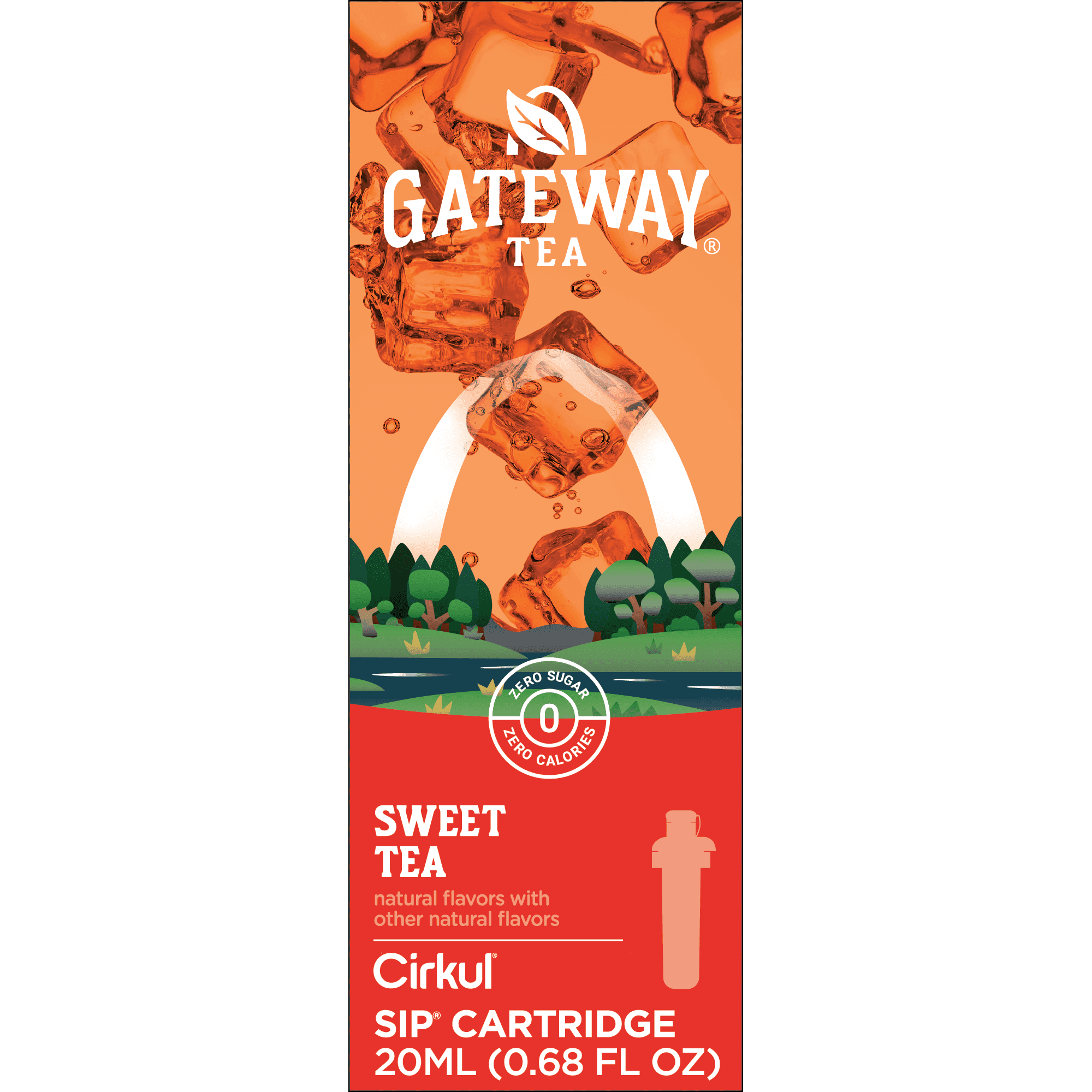 (2 pack)   Sweet Tea Flavor Cartridge, Drink Mix, 1-Pack