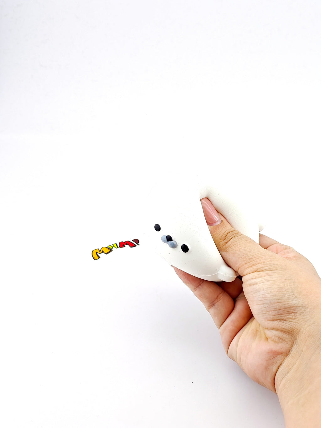 MHM Slow-Rebound Toy Series: Seal Dumpling — Super soft and perfect for little hands. These soft, bouncy rubber toys are ideal for children; they make great gifts for birthdays and holidays, as well as excellent stress-relief toys.