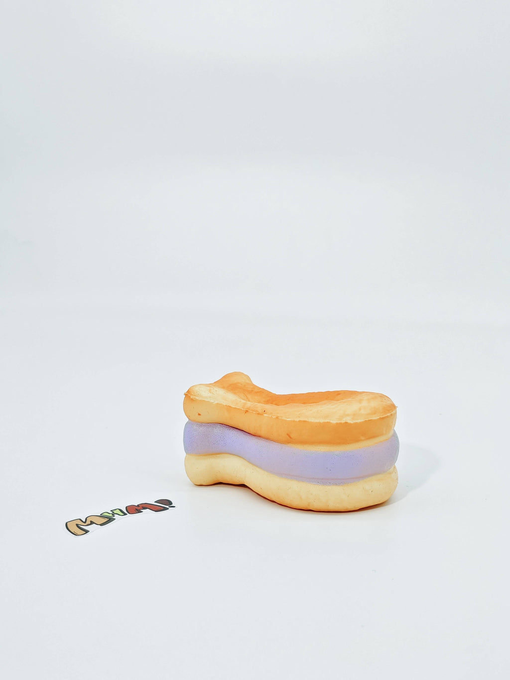 🐟 Purple Filling Fish Cake Squishy | Snack Themed Slow Rising Stress Relief Toy