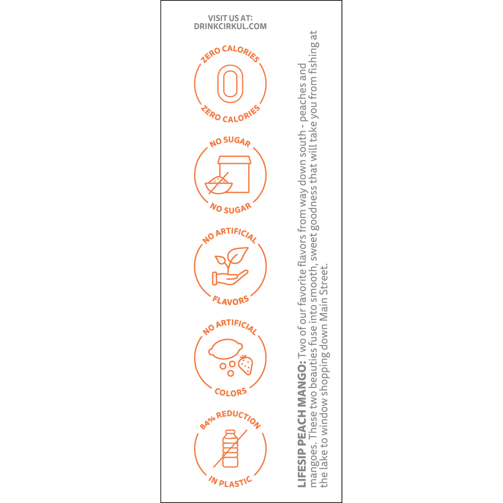 (2 pack)   Peach Mango Flavor Cartridge, Drink Mix, 1-Pack