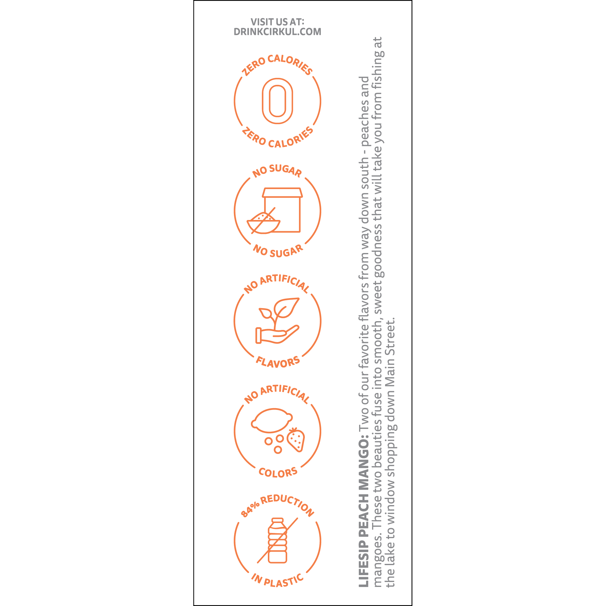 (2 pack)   Peach Mango Flavor Cartridge, Drink Mix, 1-Pack