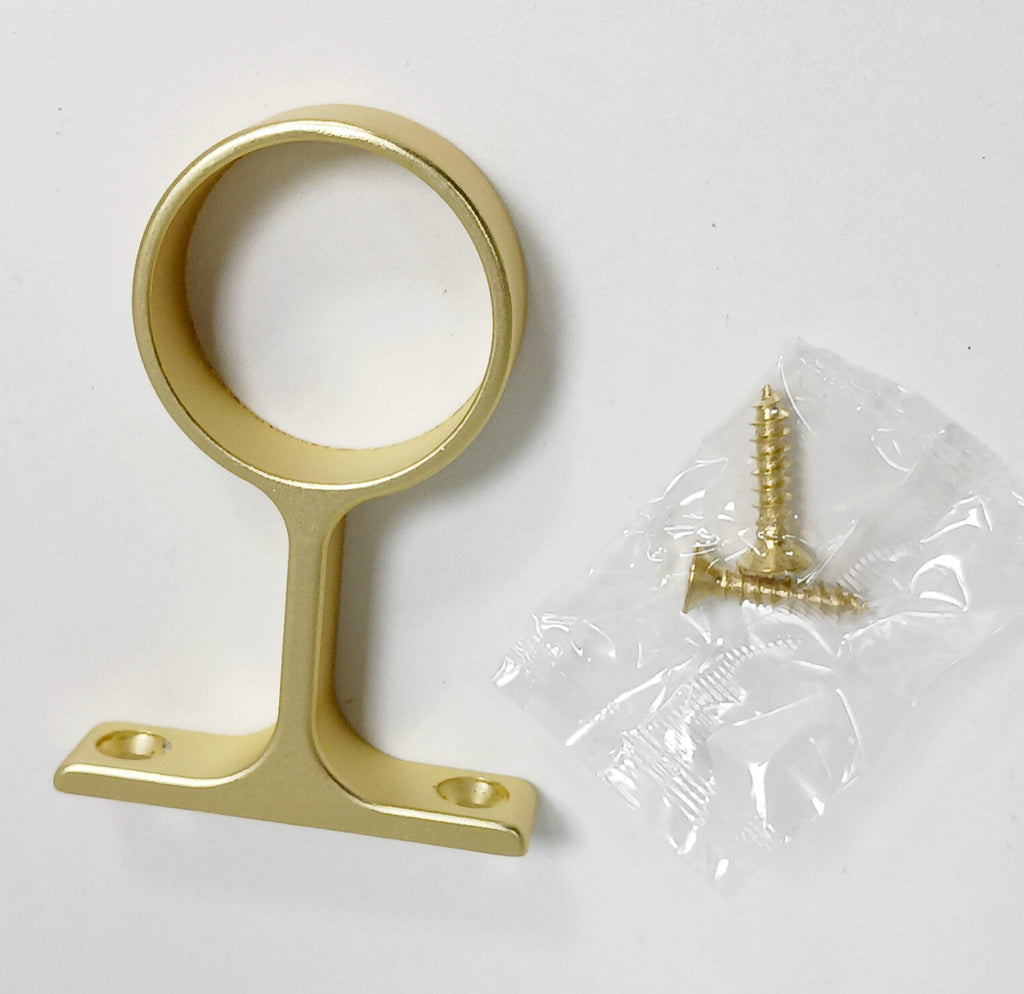 1 5/16 Inch Diameter Round Wardrobe Closet Rod Suspended Center Support