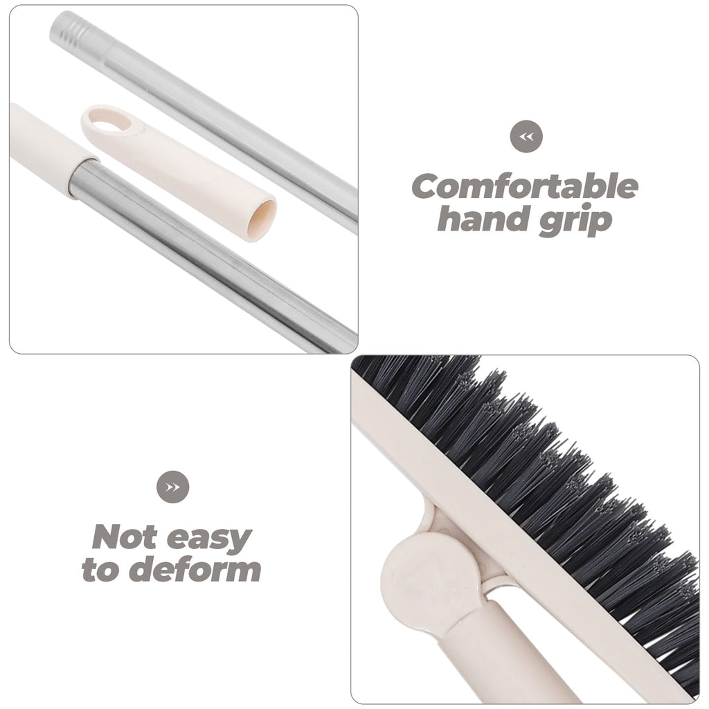 Grout Swivel Floor Brush Sliding Doors Floor Scrub Brush 87x25.5CM White