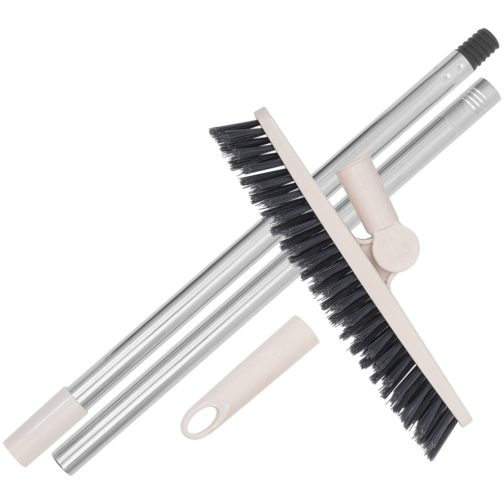 Grout Swivel Floor Brush Sliding Doors Floor Scrub Brush 87x25.5CM White