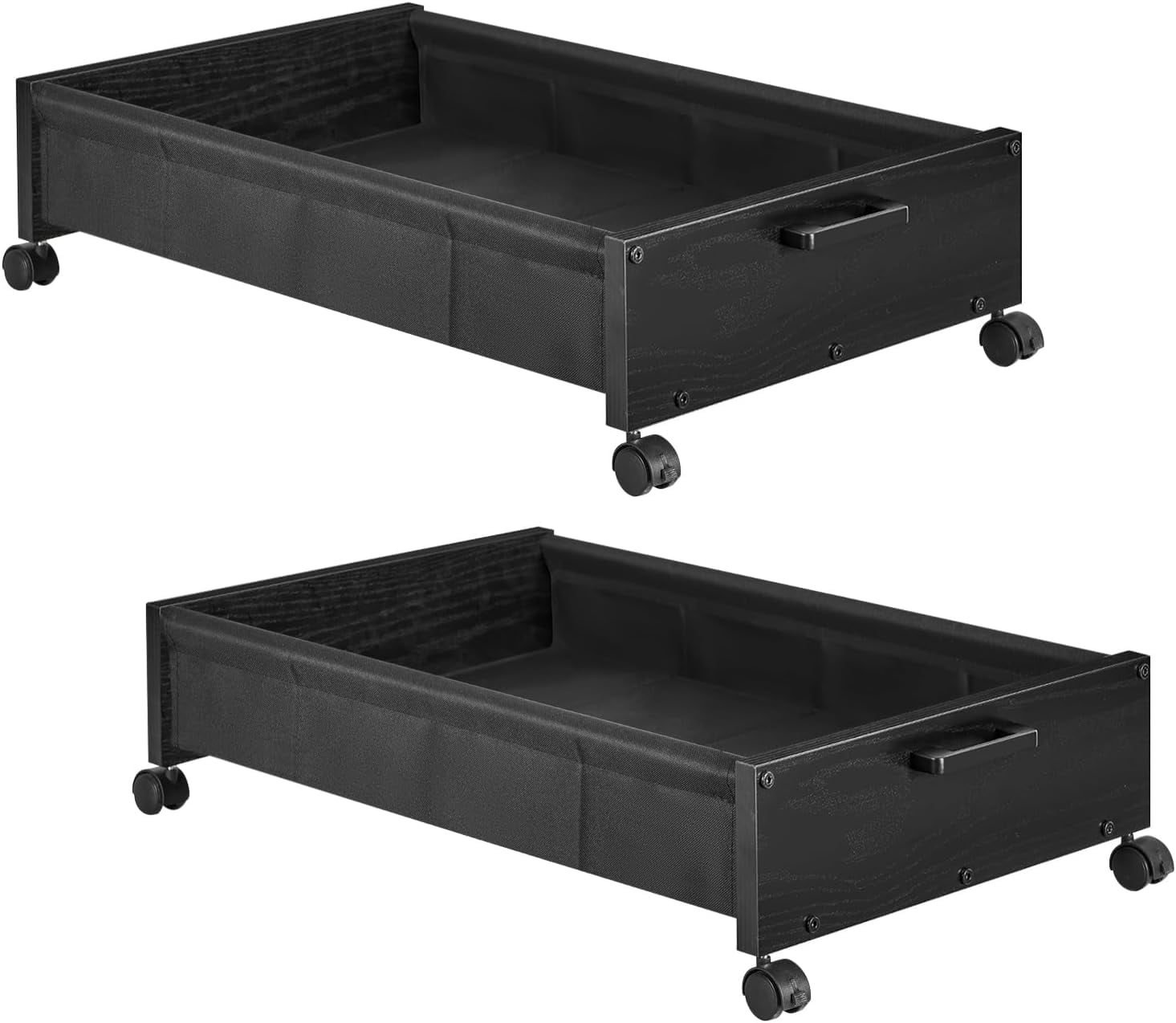 Under Bed Storage, Under Bed Storage with Wheels, Underbed Drawers on Wheels, Wooden Underbed Storage