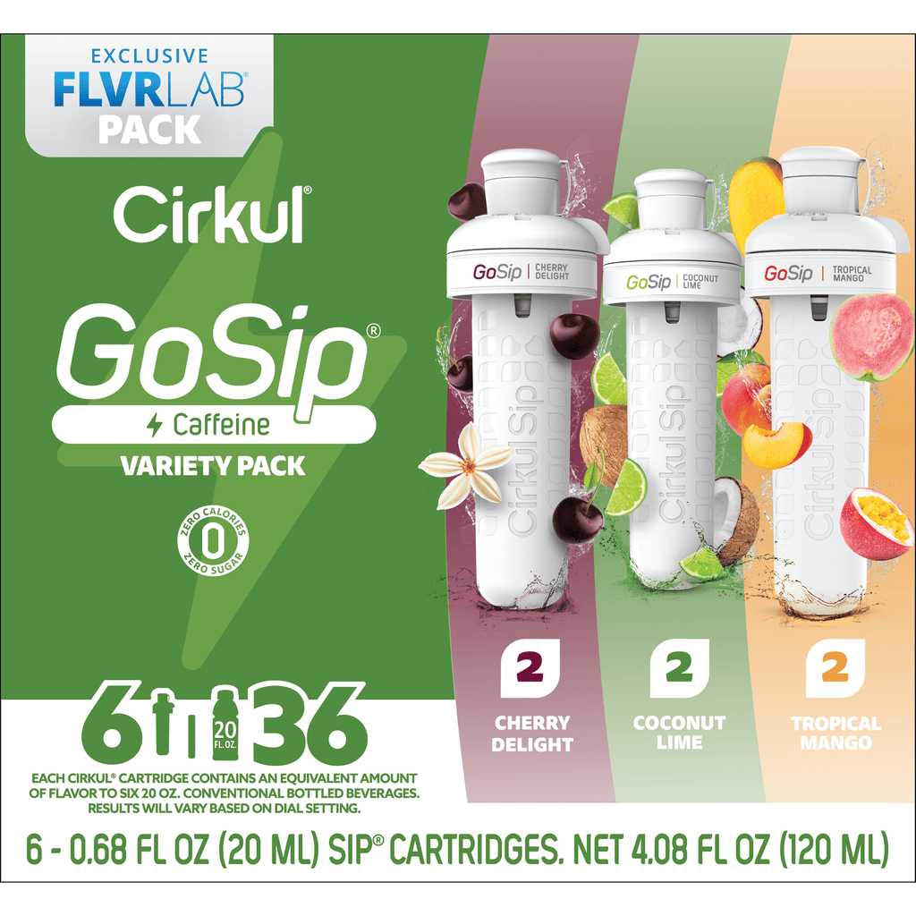 Flavor Cartridge Variety Pack, 6-Pack (2 Blue Raspberry, 2 Black Cherry, 2 Strawberry Watermelon)