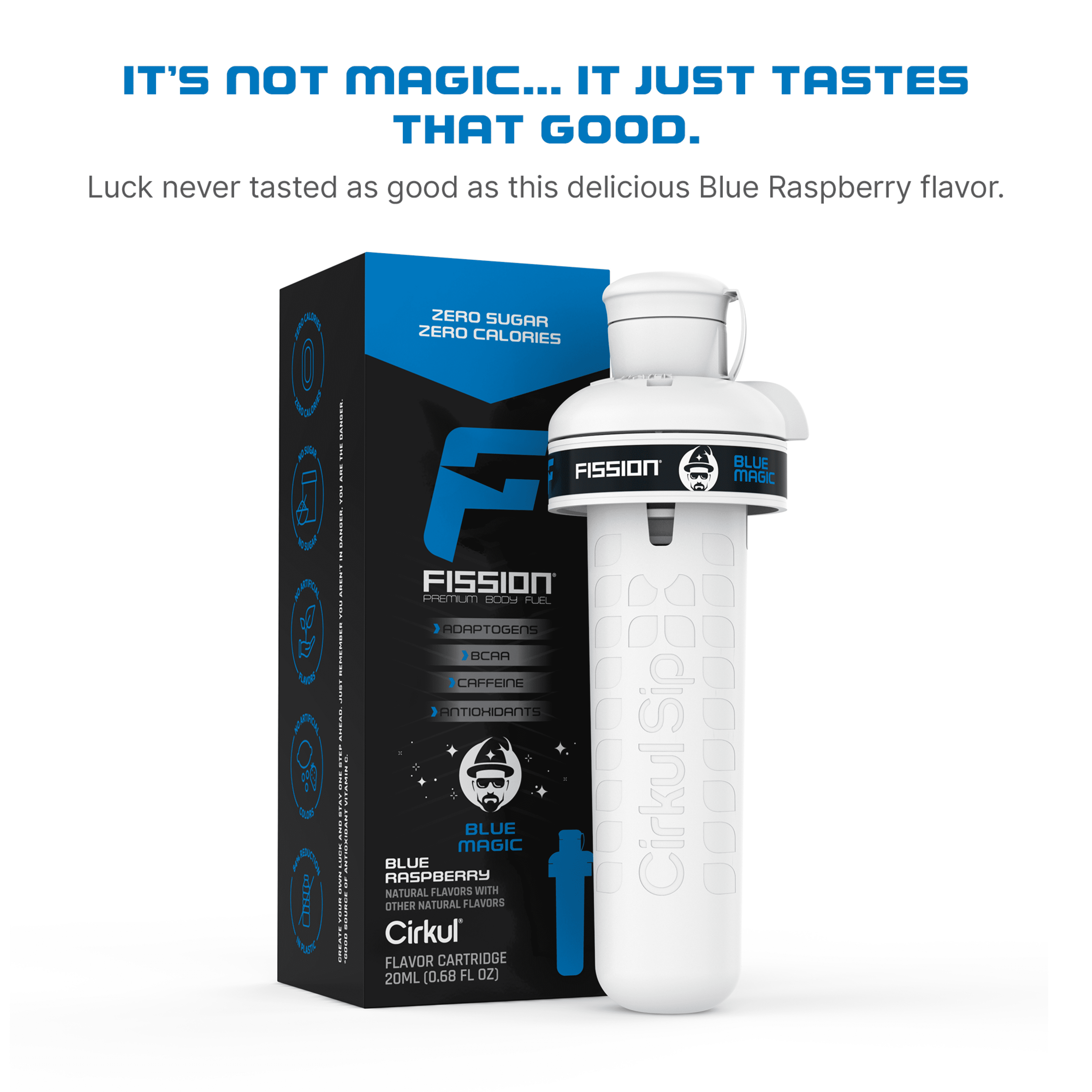 (2 pack)   Blue Magic Flavor, Flavor Cartridge, Drink Mix, 1-Pack