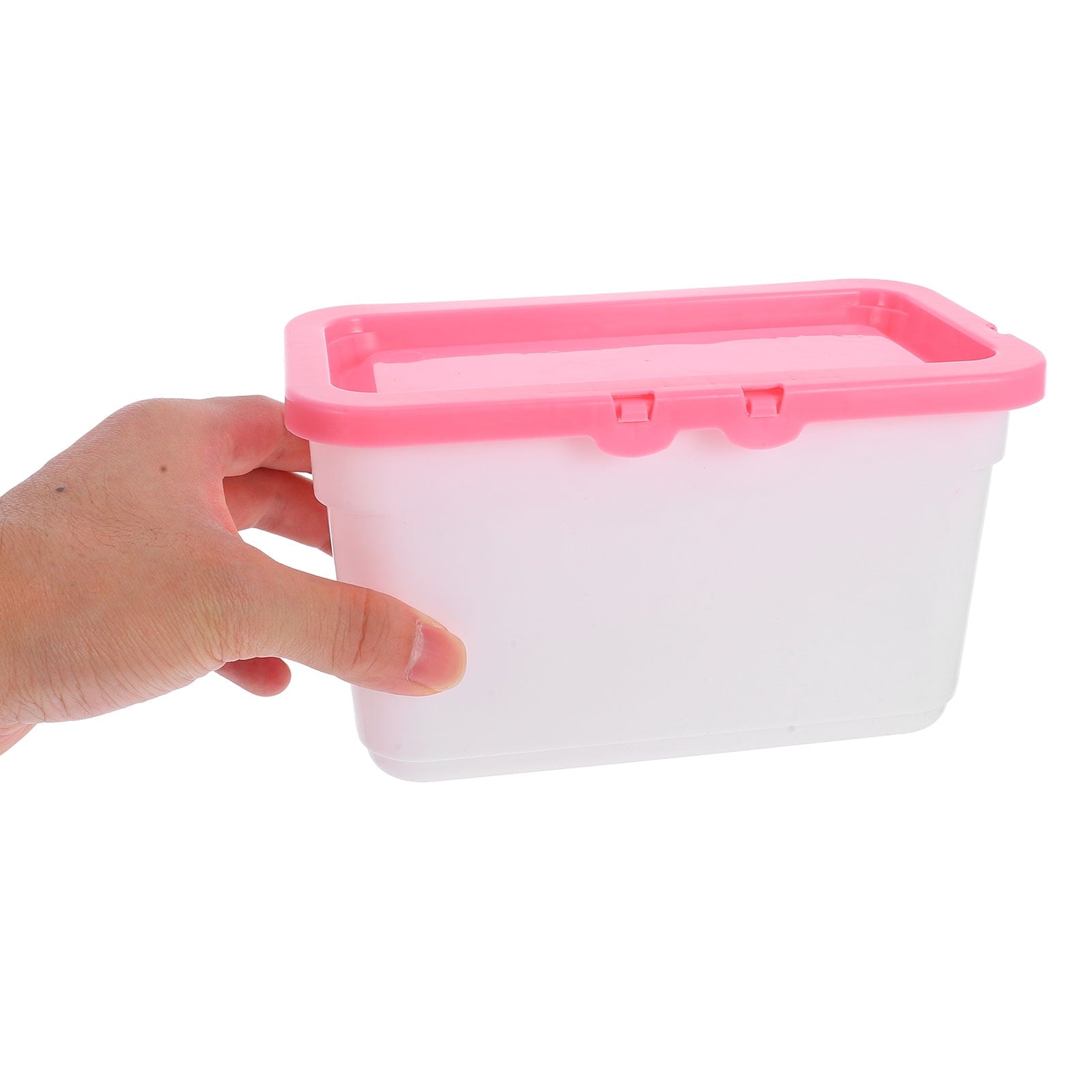Pink Laundry Pod Storage Container With Lid For Laundry Room Organization Laundry Powder Container Laundry Room Organization