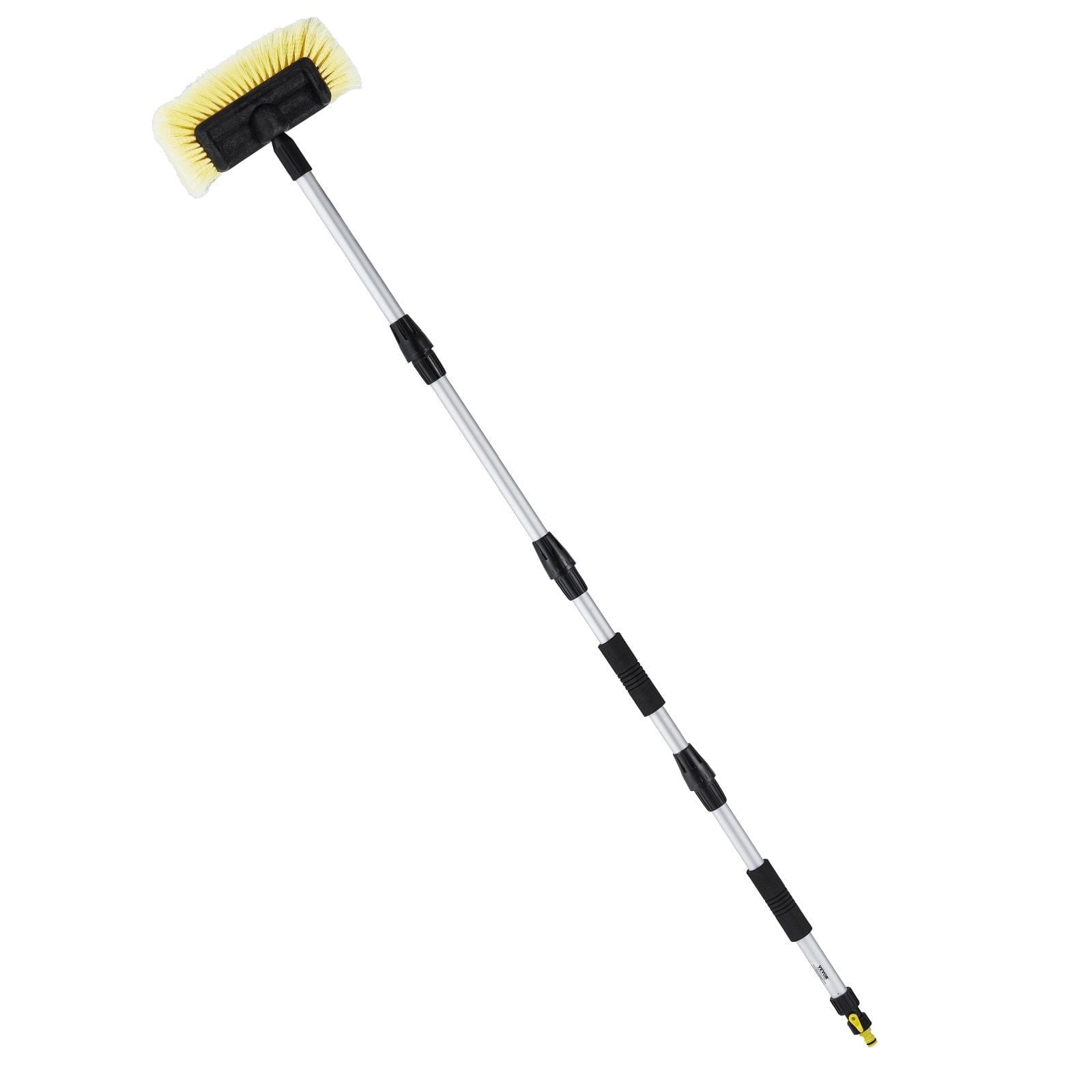 66.7-Inch Car Wash Brush with 12-Inch Soft PVC Bristle Head | Long Handle Car Cleaning Tool for Vehicles, SUVs, Trucks &amp; RVs | Scratch-Free Safe Scrubbing