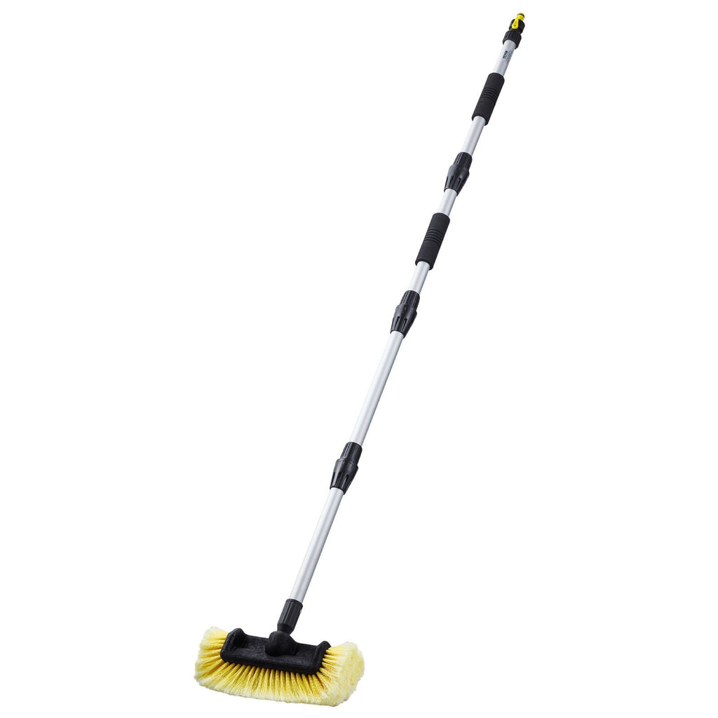 66.7-Inch Car Wash Brush with 12-Inch Soft PVC Bristle Head | Long Handle Car Cleaning Tool for Vehicles, SUVs, Trucks &amp; RVs | Scratch-Free Safe Scrubbing