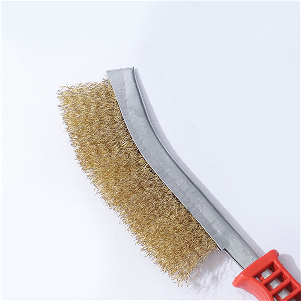 3PCS Multi-Function Tool Wire Brush Copper Plated Cleaning Brush Long Handle Kitchen Grill Special Plate Rust Removal A