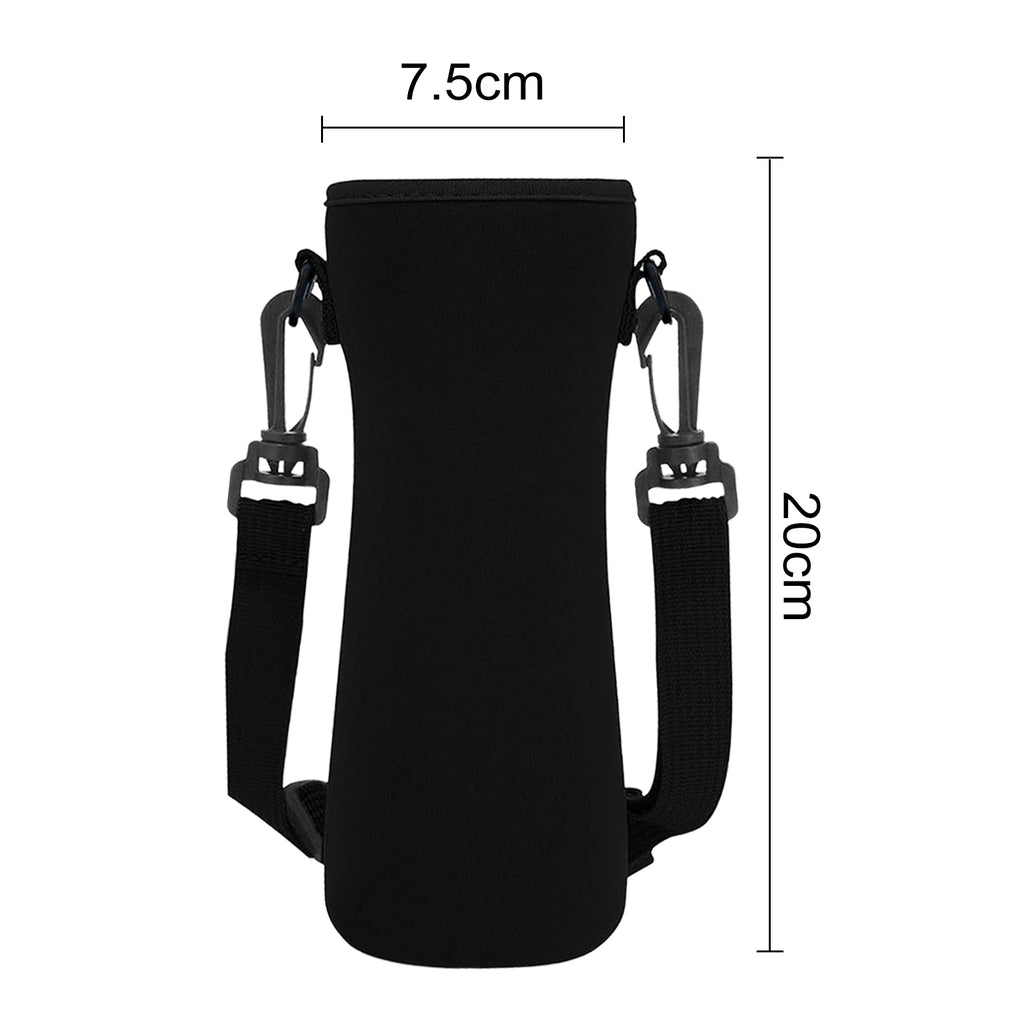 Sioweci 2Pcs Thermal Water Bottle Cover for   Sleeve Stylish Designs Flavored Insulation Water Bottle Protector Black 2pcs