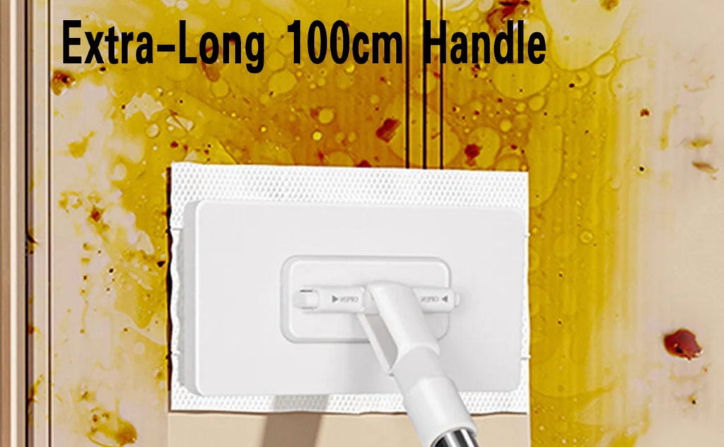 Durable Mop and Cleaning Kit | Designed for various floor types including hardwood, tile, and marble | Household cleaning tools for kitchen and entire house (1 mops + 5 cloths)