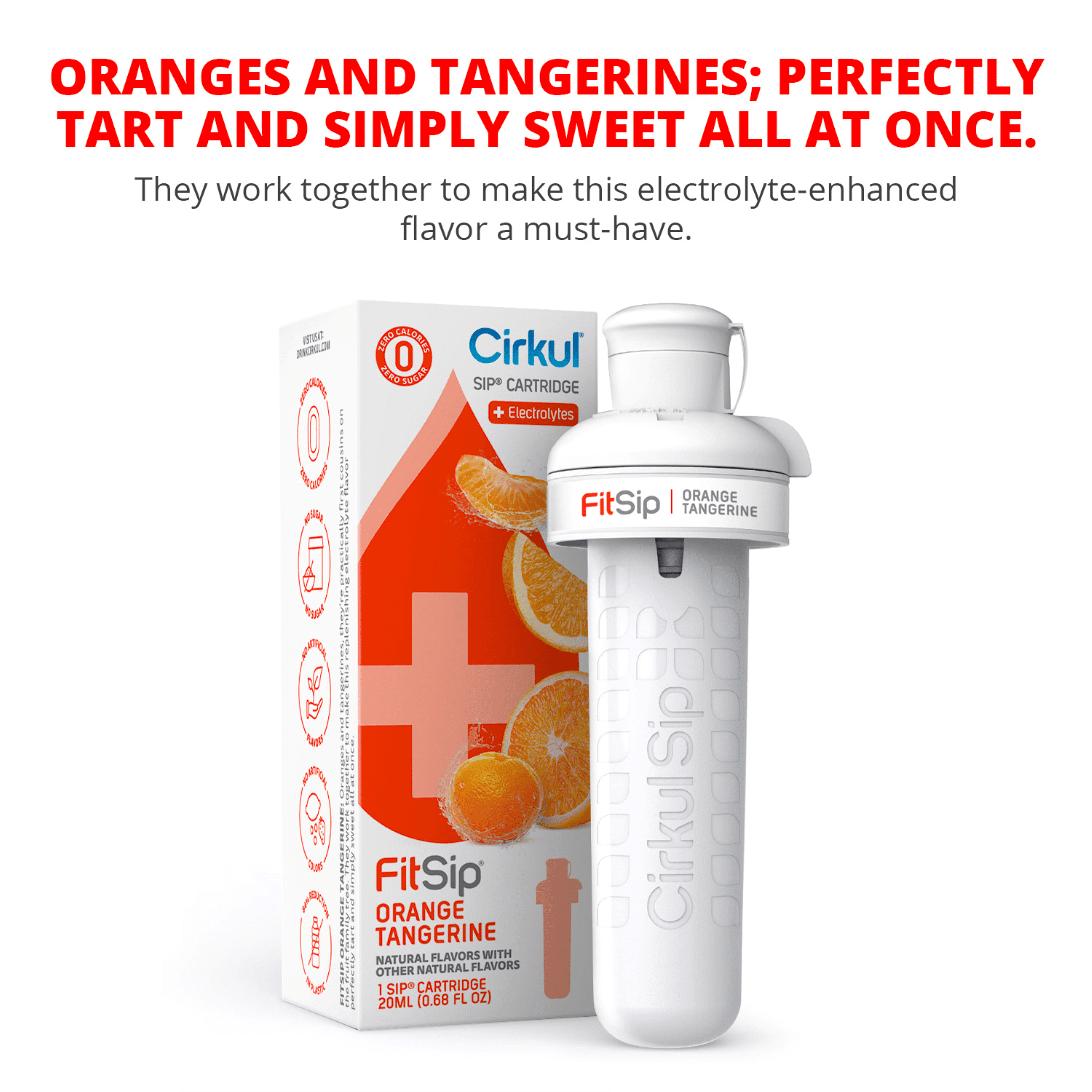 (2 pack)   Orange Tangerine Flavor Cartridge, Drink Mix, 1-Pack