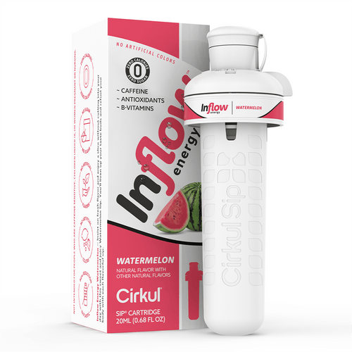 (2 pack)   Energy Watermelon Flavor Cartridge, Drink Mix, 1-Pack