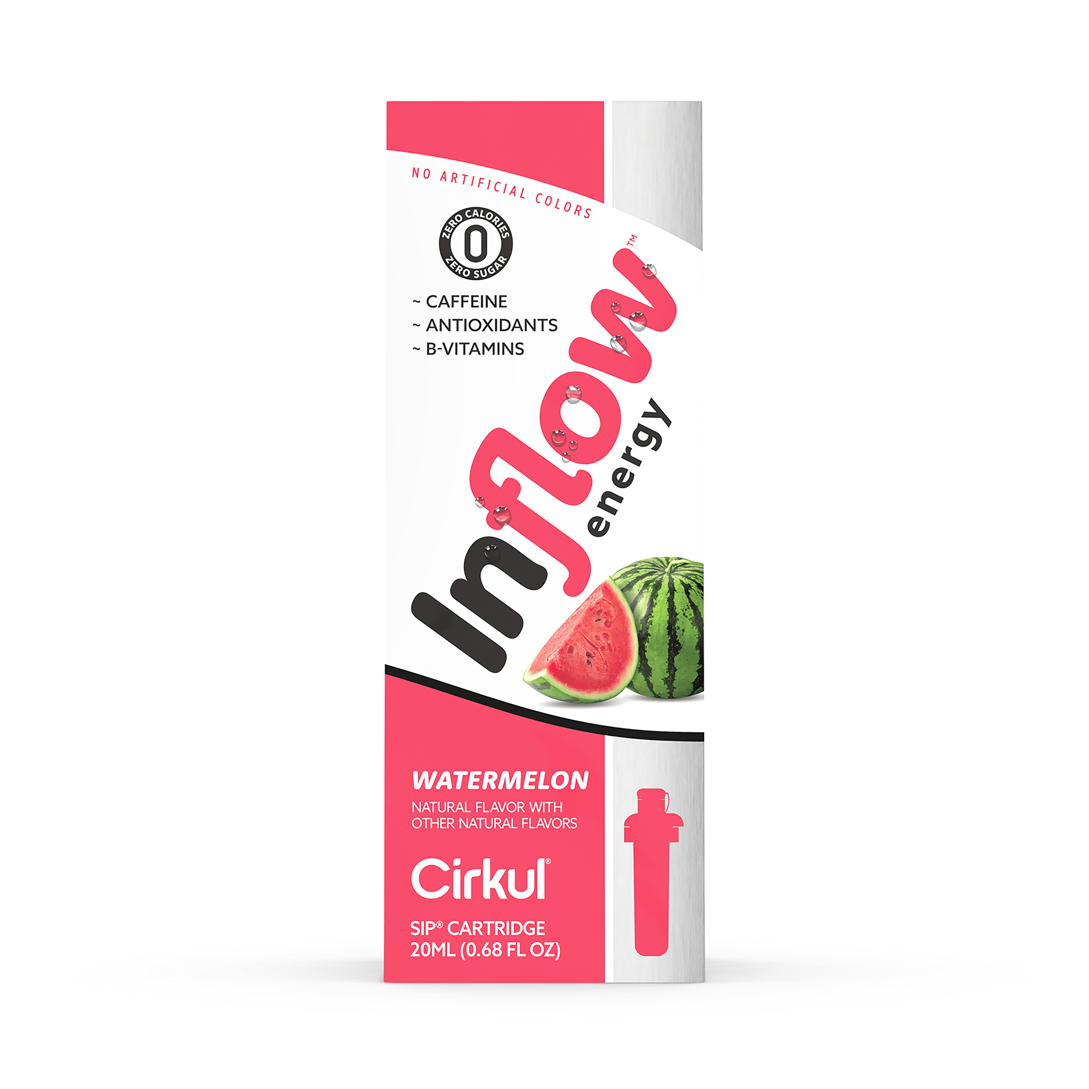 (2 pack)   Energy Watermelon Flavor Cartridge, Drink Mix, 1-Pack
