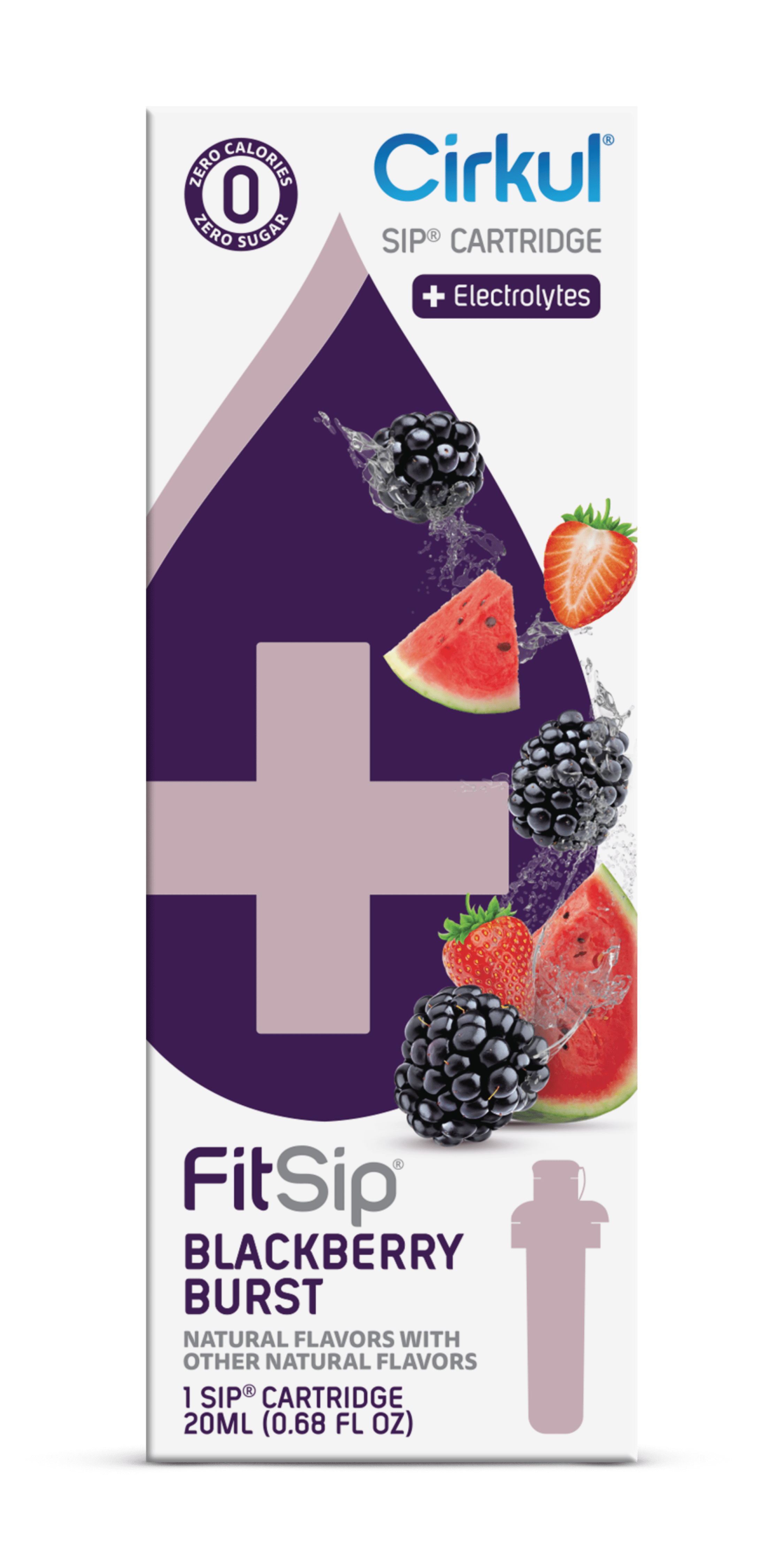 (2 pack)   Blackberry Burst Flavor Cartridge, Drink Mix, 1-Pack