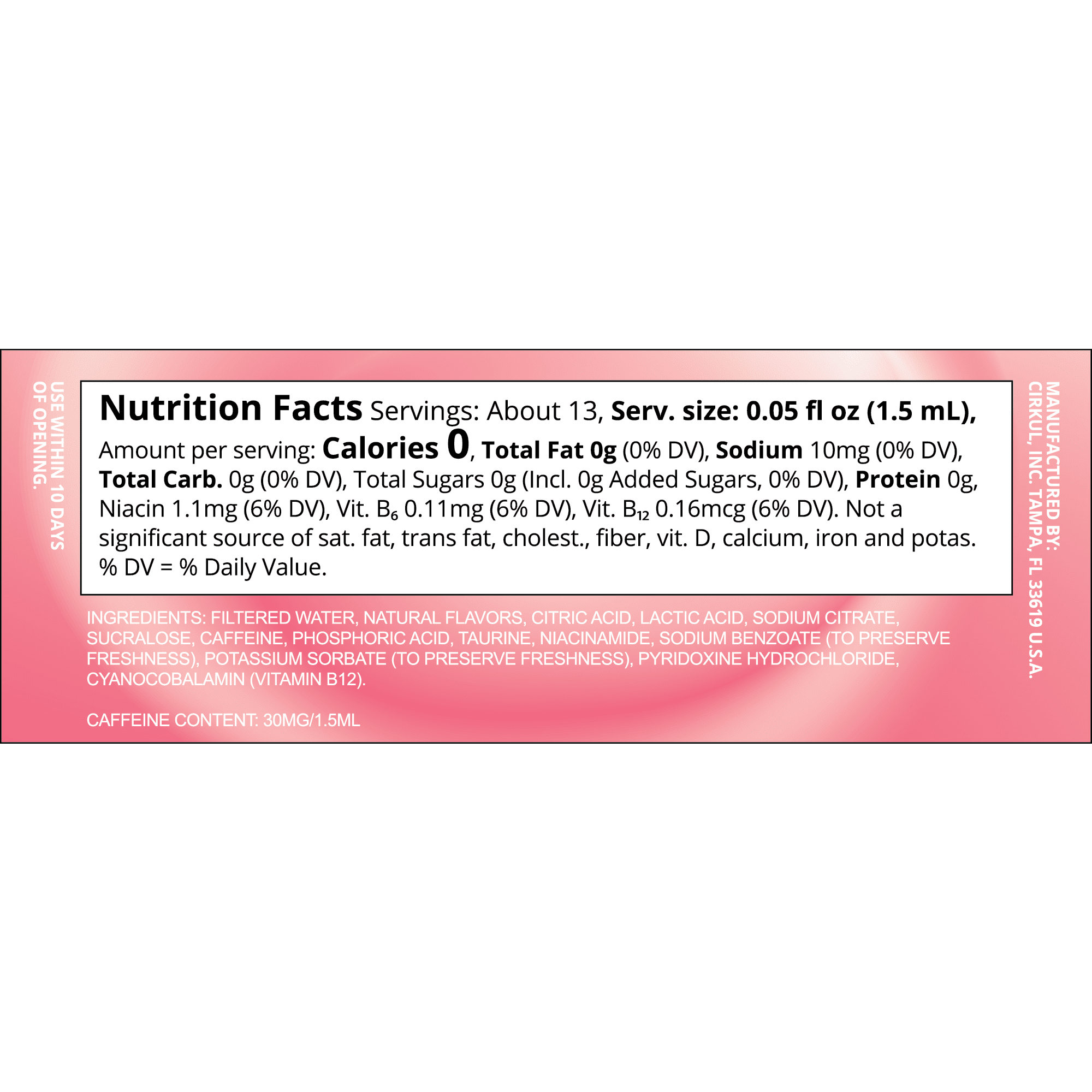 Berry Blue Punch Flavor Cartridge, Drink Mix, 1-Pack