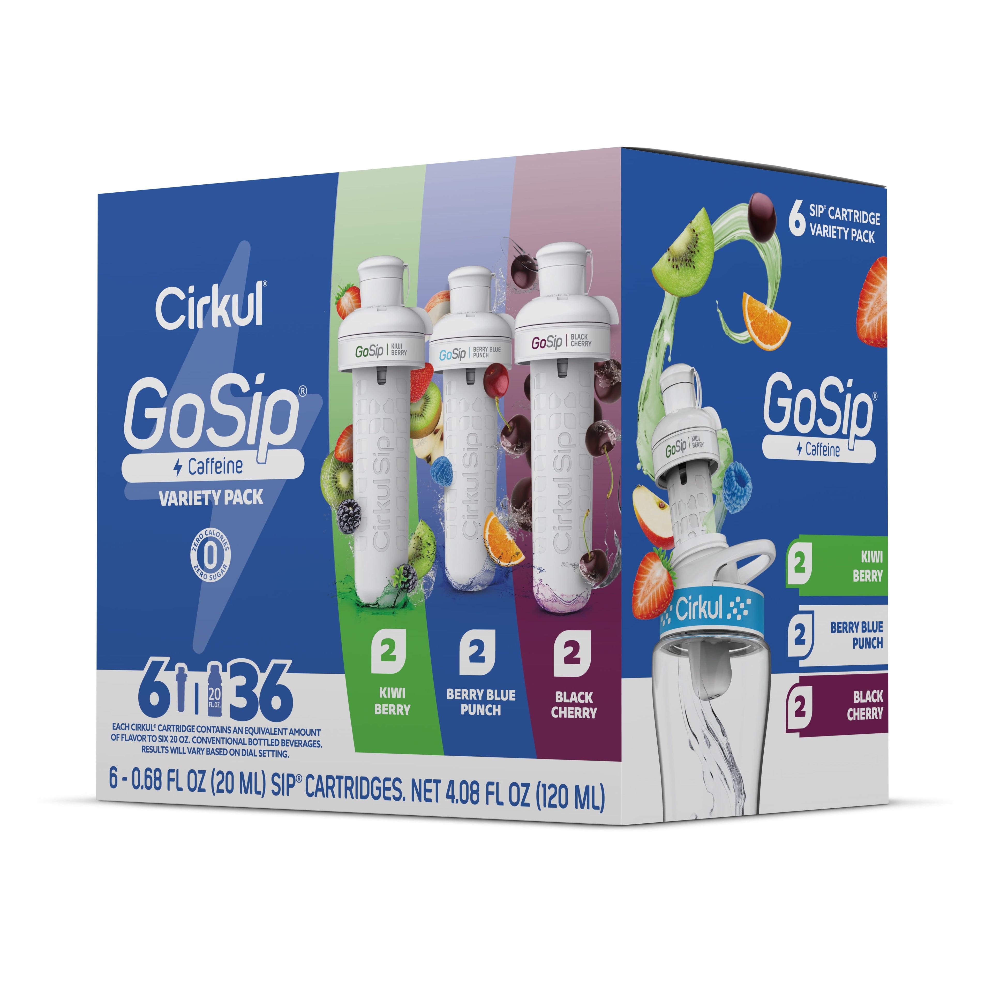 Berry Blue Punch Flavor Cartridge, Drink Mix, 1-Pack