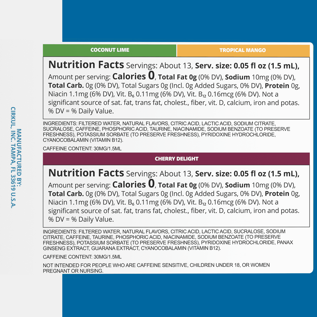 Berry Blue Punch Flavor Cartridge, Drink Mix, 1-Pack