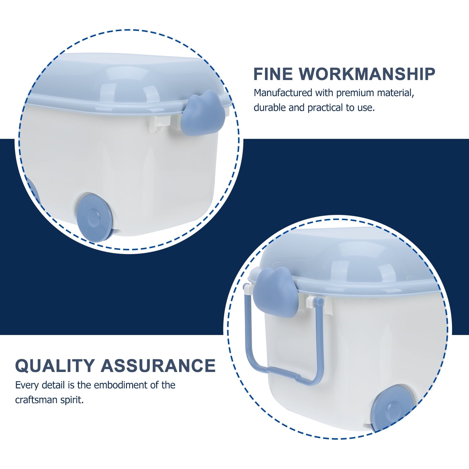 Toy Storage with Wheels Bin Box Organizer Design Child