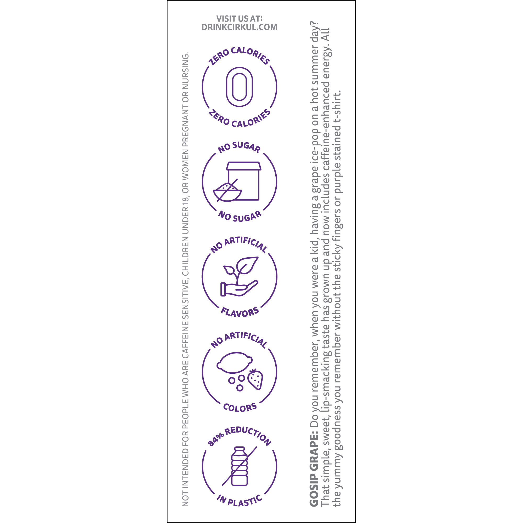 (2 pack)   Grape Flavor Cartridge, Drink Mix, 1-Pack