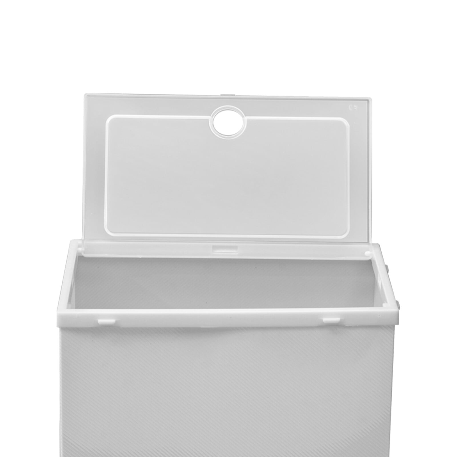 24Pcs Shoe Storage Box White Clear Plastic Display Shoes Case PP Stackable Organizer