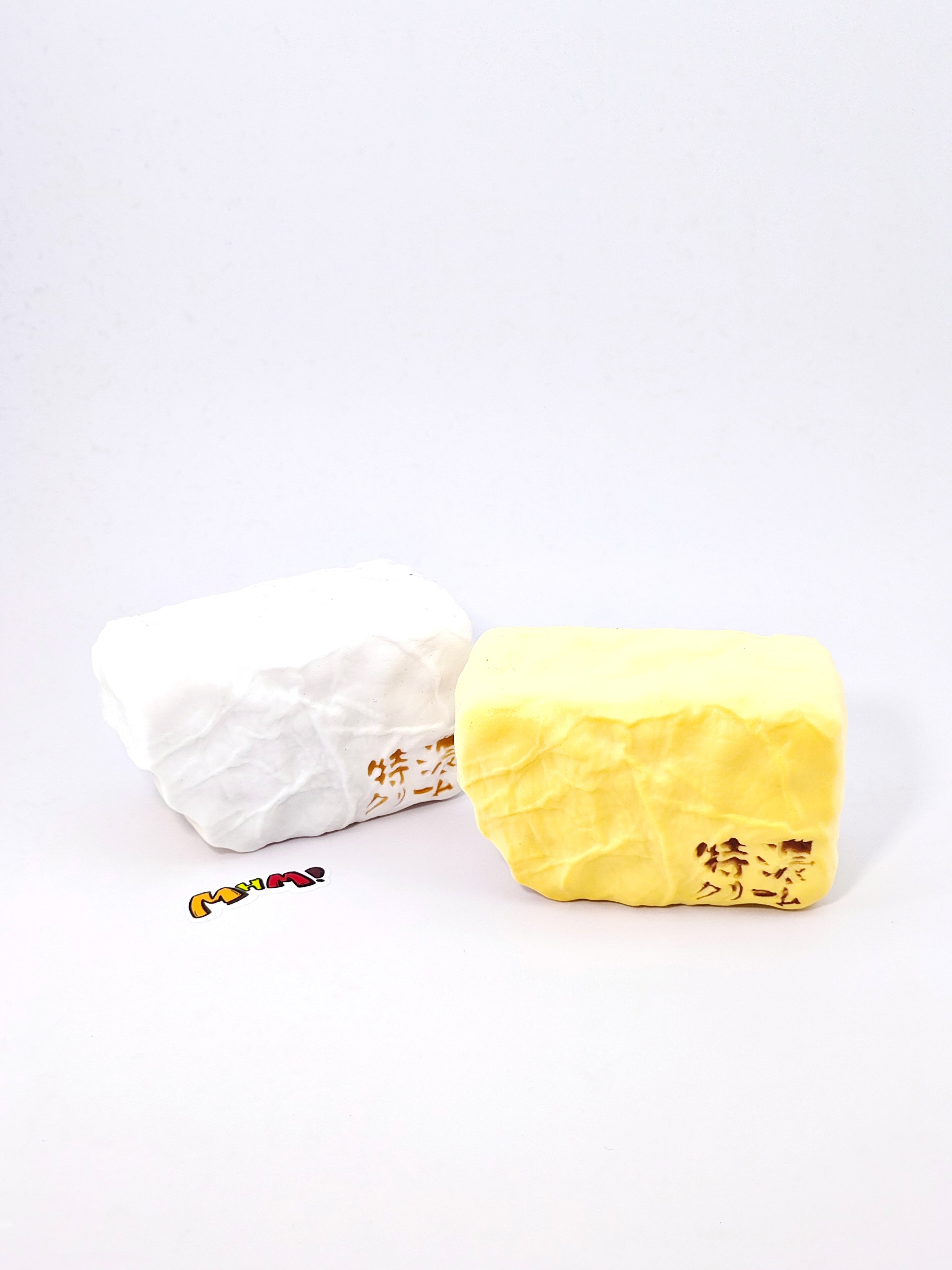 🥛 Tokuno Cream Milk Squishy | 2 Styles Dairy Themed Slow Rising Stress Relief Toy