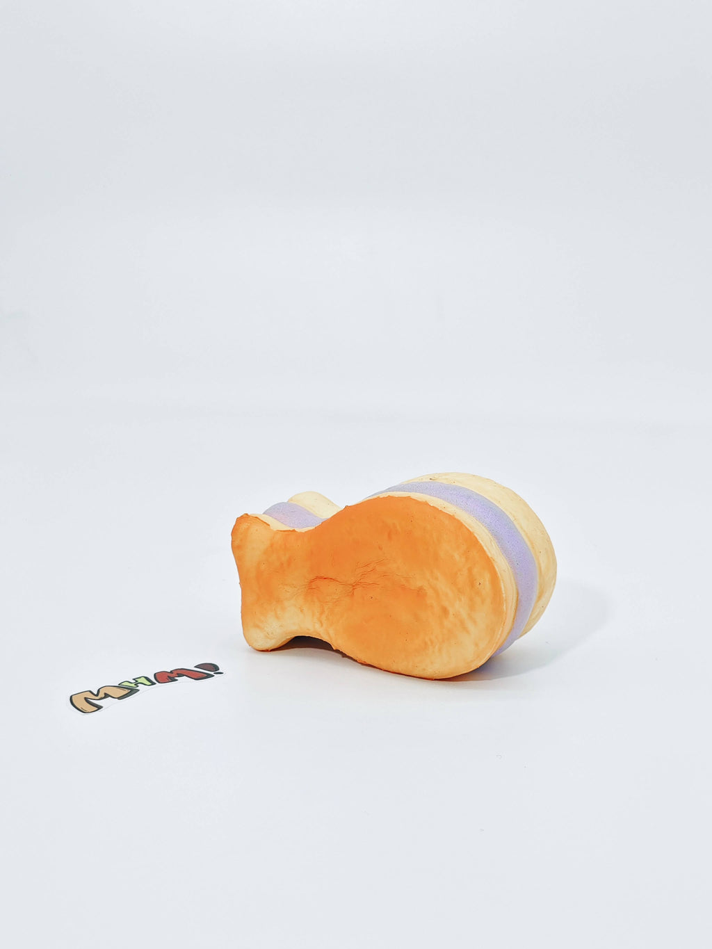 🐟 Purple Filling Fish Cake Squishy | Snack Themed Slow Rising Stress Relief Toy