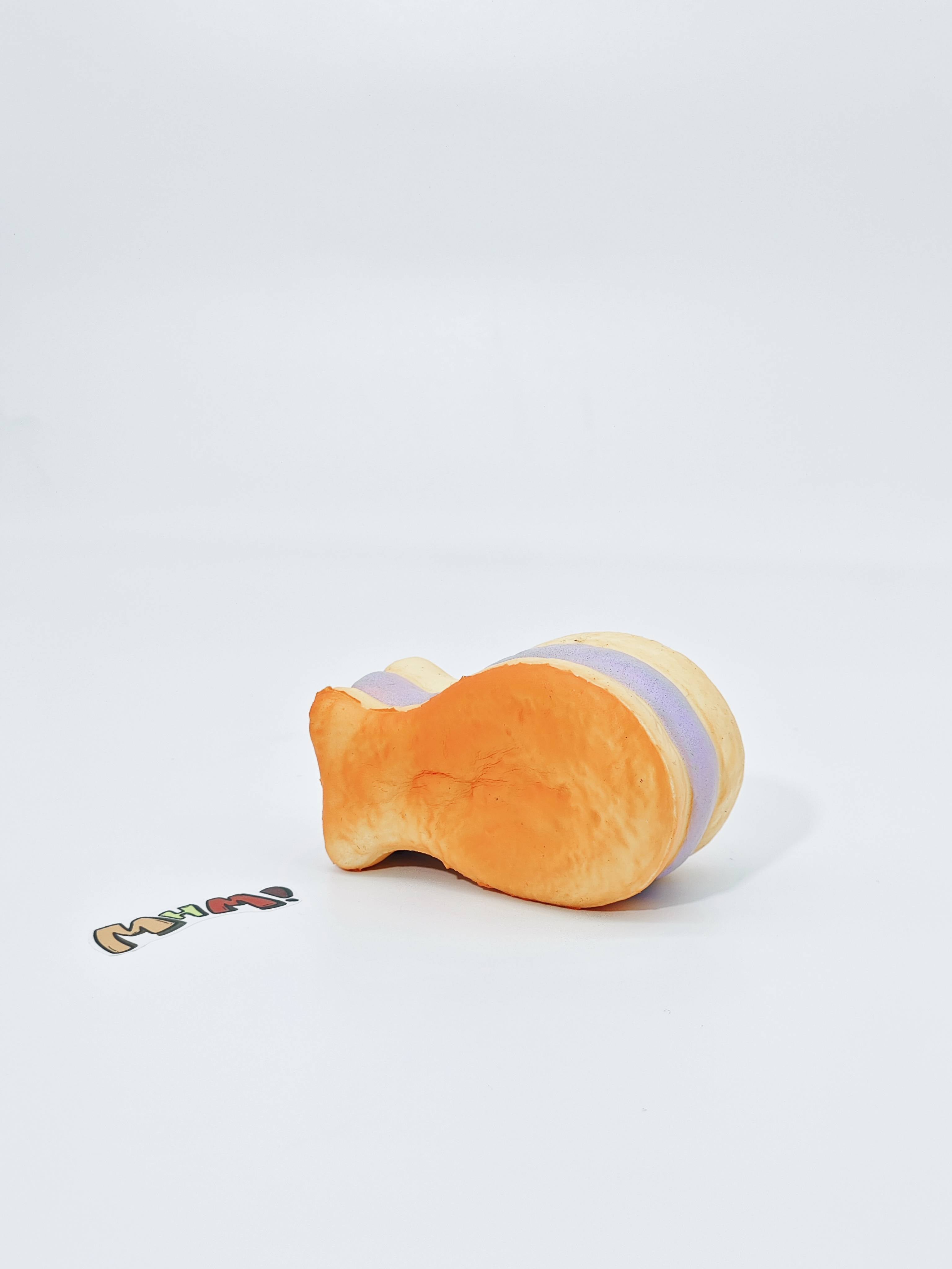 🐟 Purple Filling Fish Cake Squishy | Snack Themed Slow Rising Stress Relief Toy