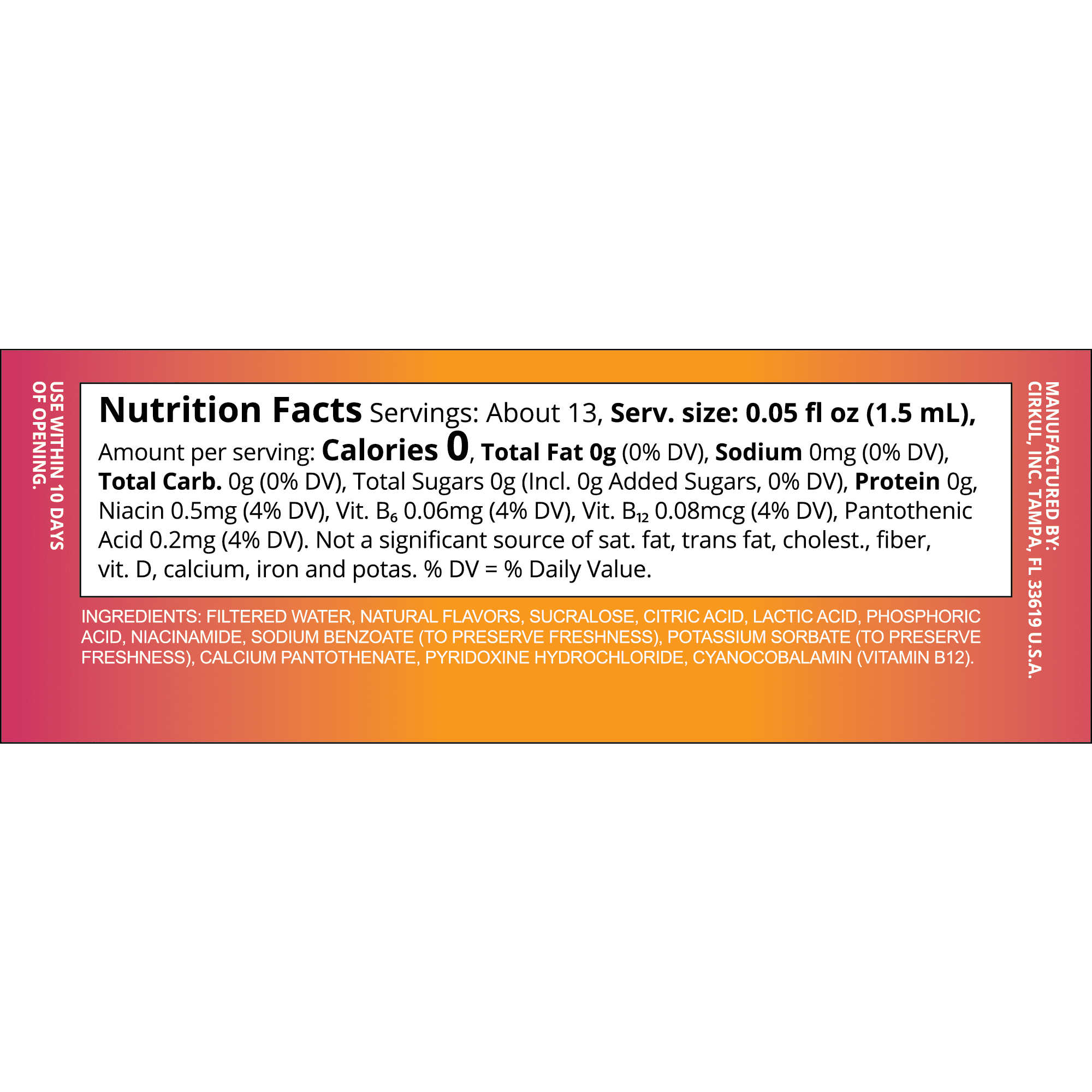 Passion Orange Guava Flavor Cartridge, Drink Mix, 1-Pack