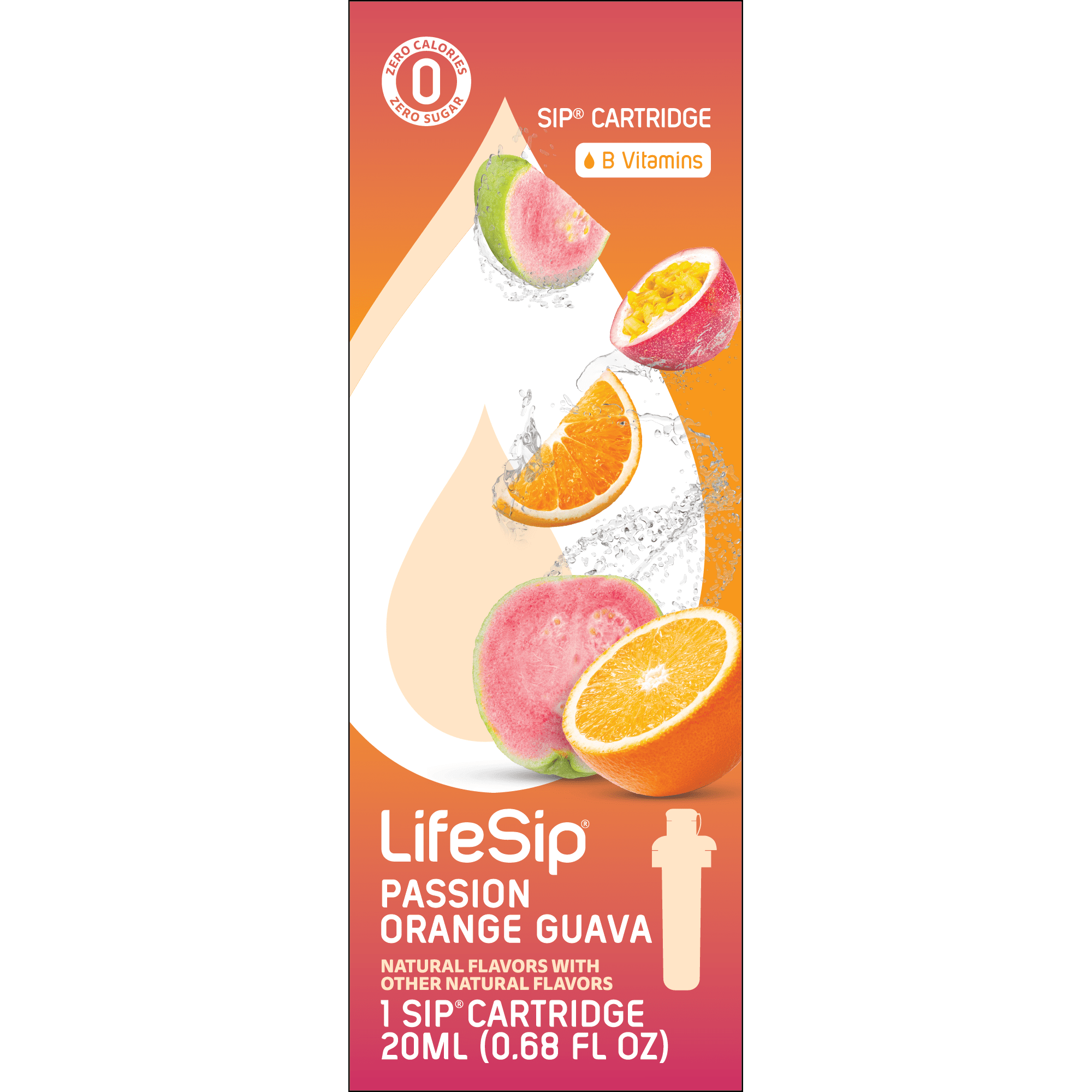 Passion Orange Guava Flavor Cartridge, Drink Mix, 1-Pack