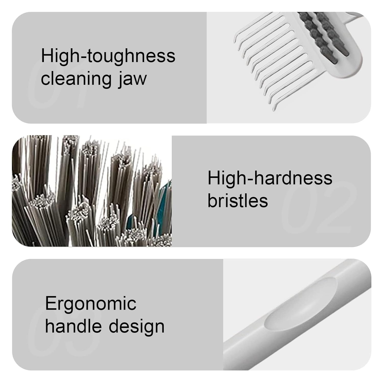 2-in-1 Hair Brush Cleaner and Remover Tool - Comb for Removing Hair and Dust, Suitable for Home and Salon Use (1 Pack-Green/Grey/Orange)