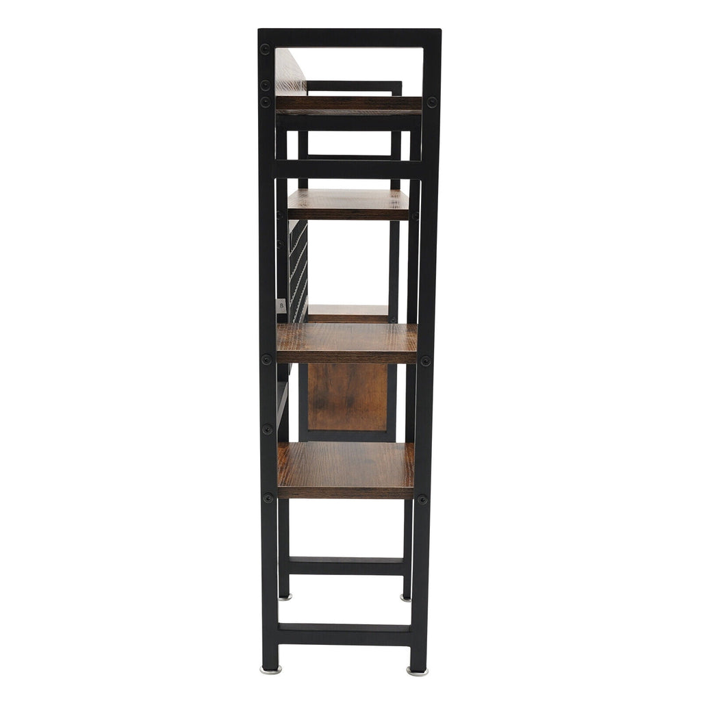 Countertop Display Shelf, Bookcase Organizer for Dorm Office Home