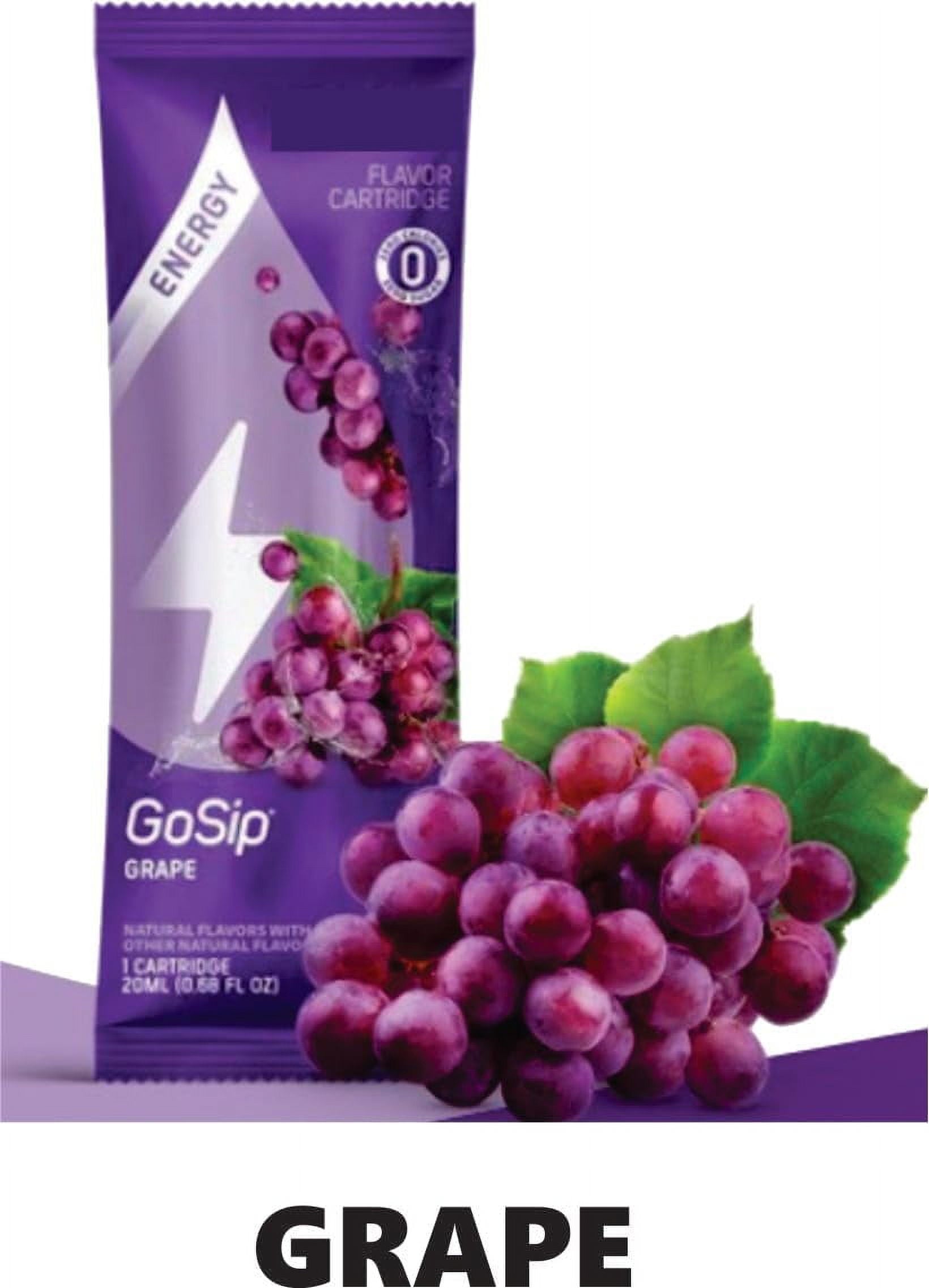 Assorted Cartridge Flavors Refills - , ,  - Strawberry, , Grape, Blue Raspberry, Orange Tangerine, Mixed Berry And More. (Pack 6)