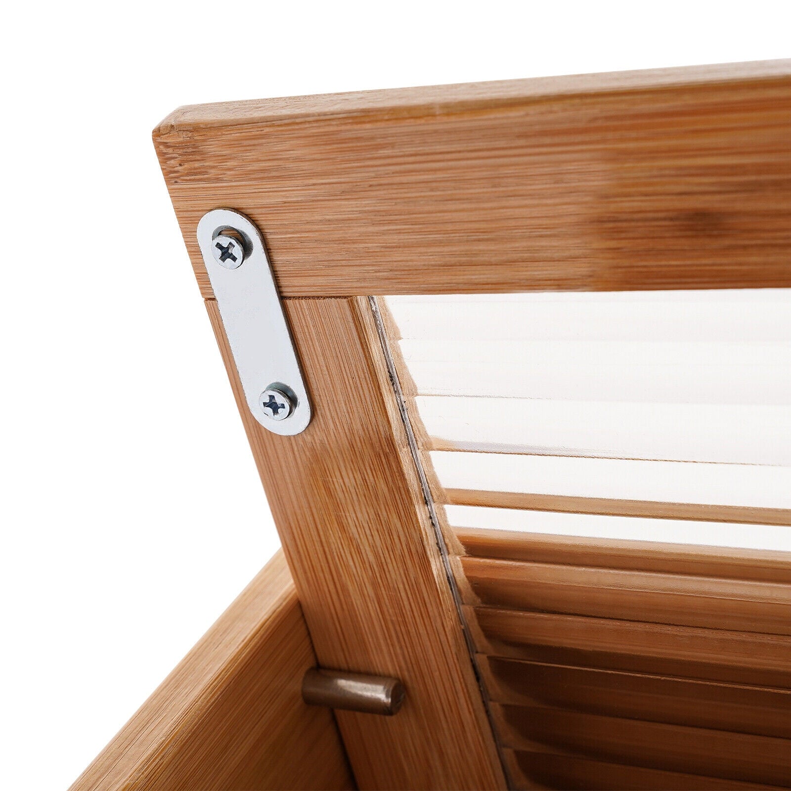 Primary Color 2 Tier Bamboo Storage Cabinet Countertop Storage Cabinet Home For Kitchens, Bedrooms