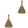 2pcs Home Broom Tools Reusable Cleaning Brooms Dust Cleaning Brooms Short Handle Broom