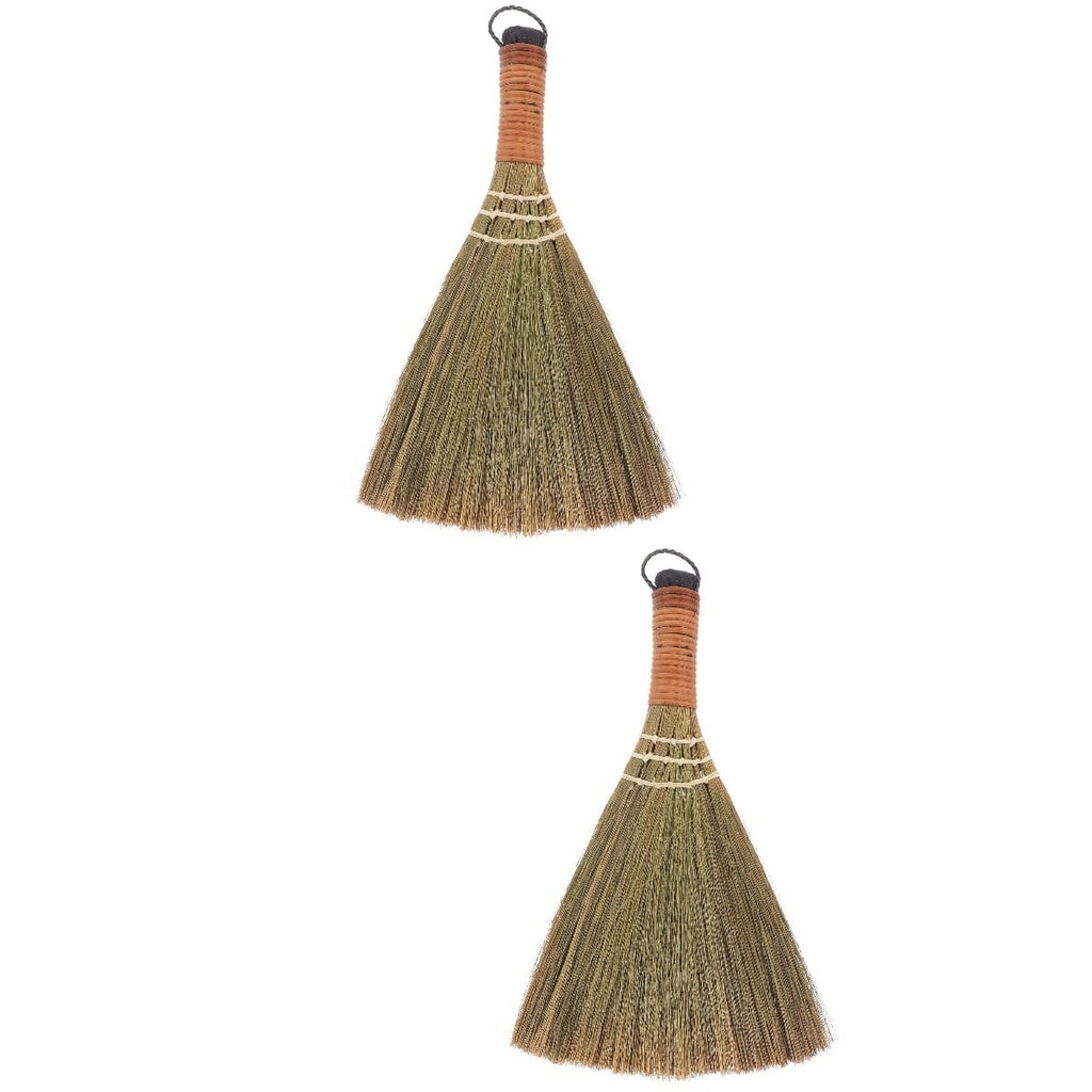2pcs Home Broom Tools Reusable Cleaning Brooms Dust Cleaning Brooms Short Handle Broom