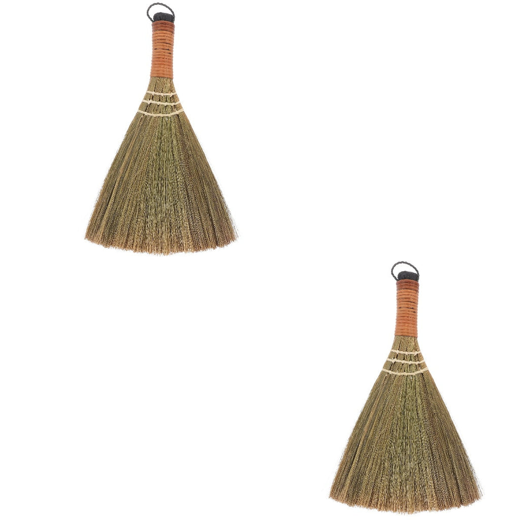 2pcs Home Broom Tools Reusable Cleaning Brooms Dust Cleaning Brooms Short Handle Broom