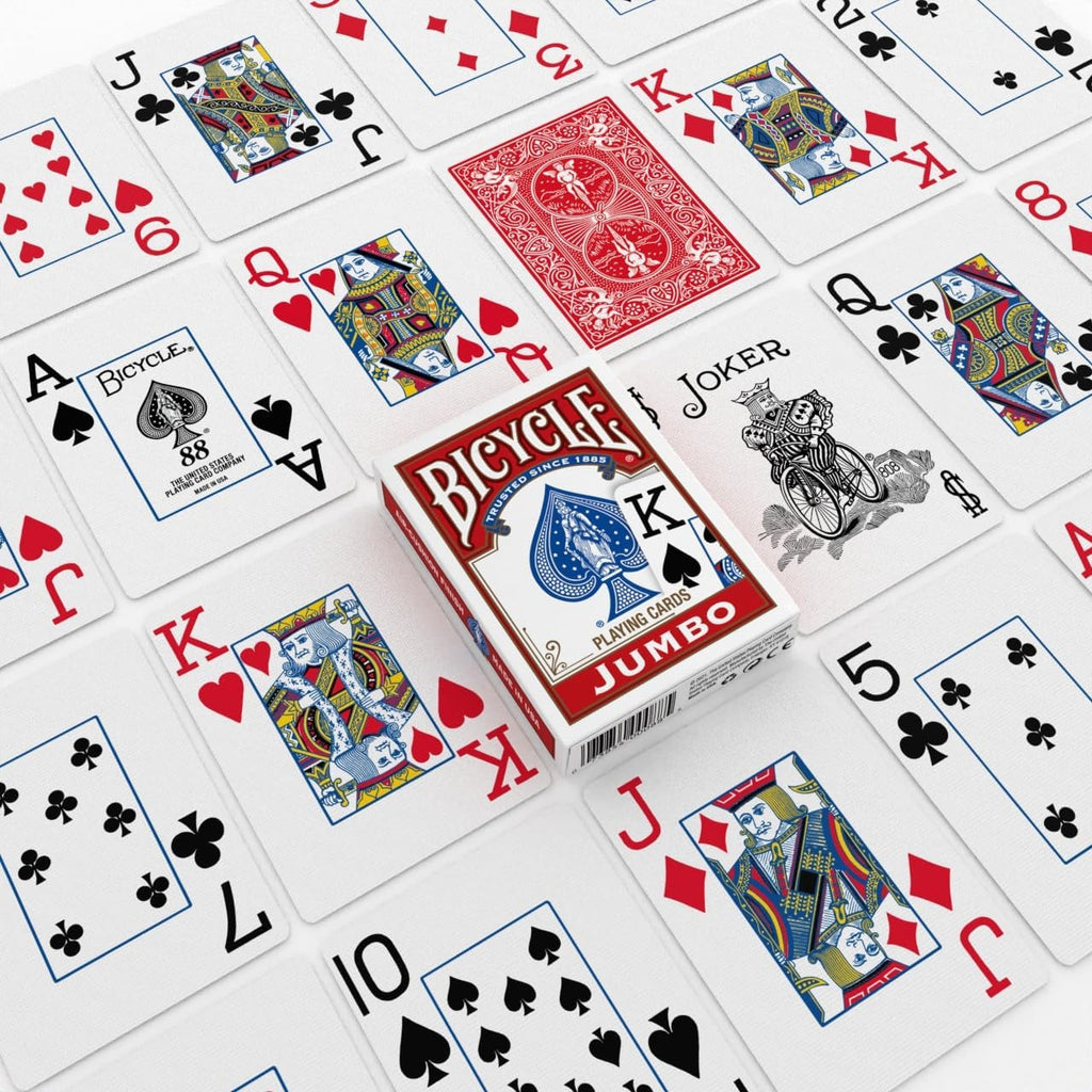Springbok Bicycle Poker Size Jumbo Index Playing Cards (Colors May Vary)