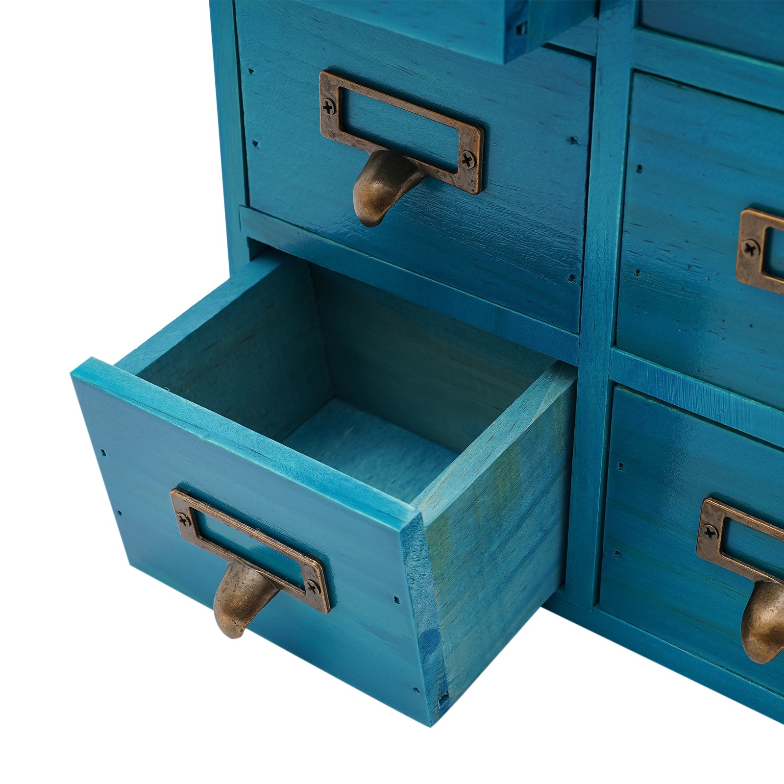 9 Drawers Apothecary Cabinet, Wooden Desk Drawer Organizer,Apothecary Chests and Cabinets, Herb Storage Box
