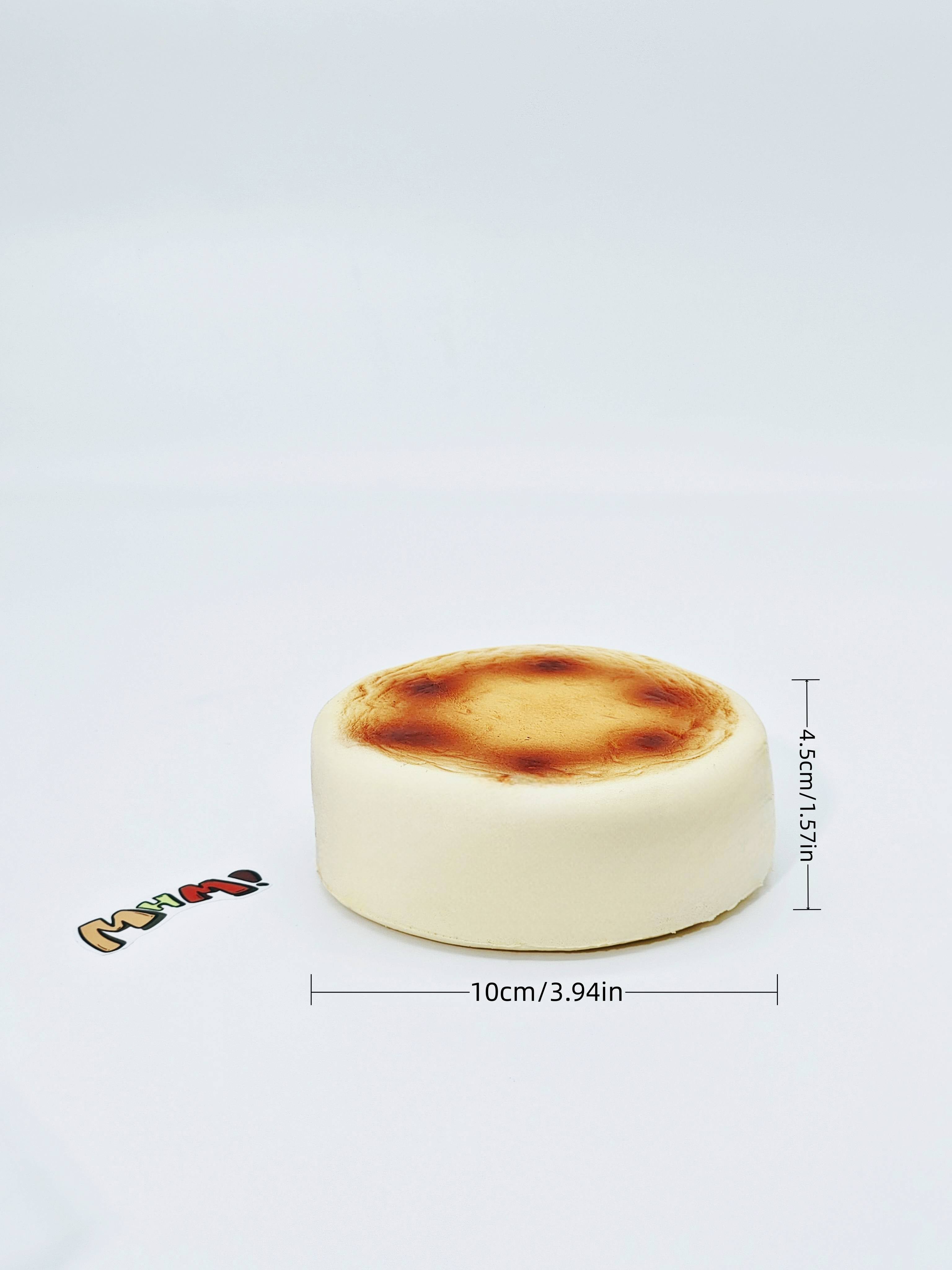 🍰 Basque Cheesecake Squishy | Dessert Themed Slow Rising Stress Relief Toy