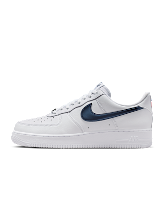 Nike Air Force 1 '07 LV8 "USA" Men's Shoes - White/University Red/University Red/Midnight Navy