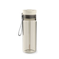 Contigo DualSip Leakproof Plastic Reusable Water Bottle with Carrying Strap, Cream/Clear, 24 oz