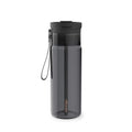 Contigo DualSip Leakproof Plastic Reusable Water Bottle with Carrying Strap, Black/Clear, 24 oz