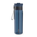 Contigo 28 oz Plastic Water Bottle Tumbler with Straw – DualSip Leak-Proof Reusable Water Bottle, Spill-Proof for Bags, Carry Strap, Blue/Clear