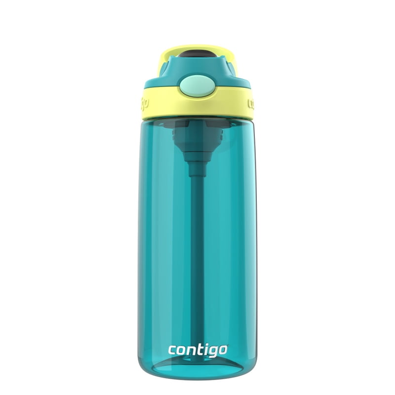Contigo Kid's 20 oz. AutoSpout Straw Water Bottle - Juniper/Limelight