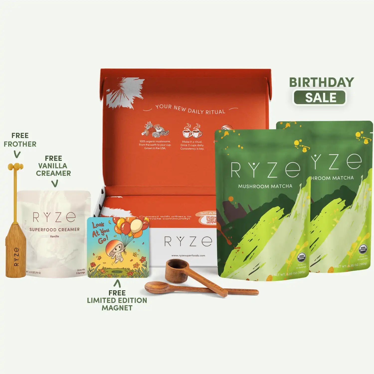 Mushroom Matcha Starter Kit (60 Servings)